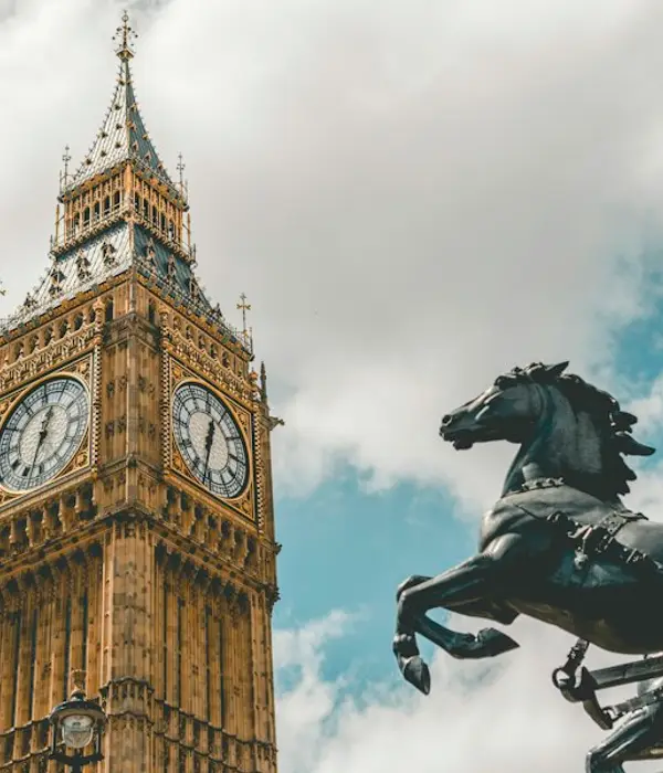 Londra’da Westminster ve Big Ben saat kulesi